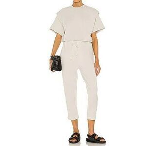 NWOT Pistola Clarisse Cotton French Terry Fall Jumpsuit Romper Women's Fall M